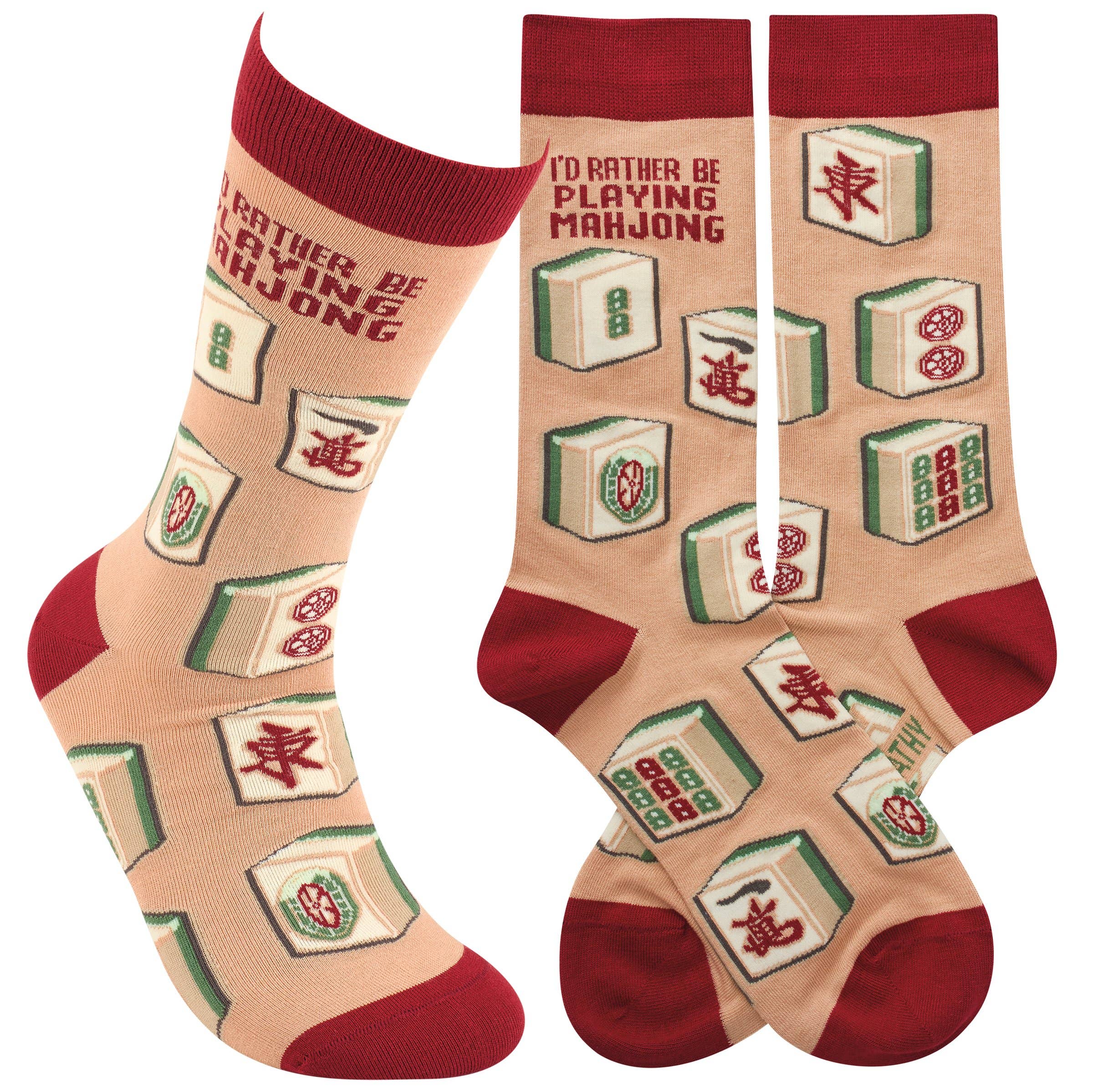 Rather Be Playing Mahjong Socks