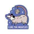 Disco Opossum Sticker
