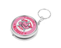Pink Pony Pills Case Keychain Travel Medication Organizer