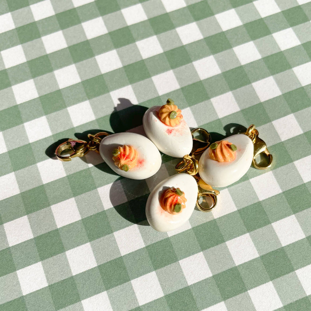 Deviled Egg Bag Charm
