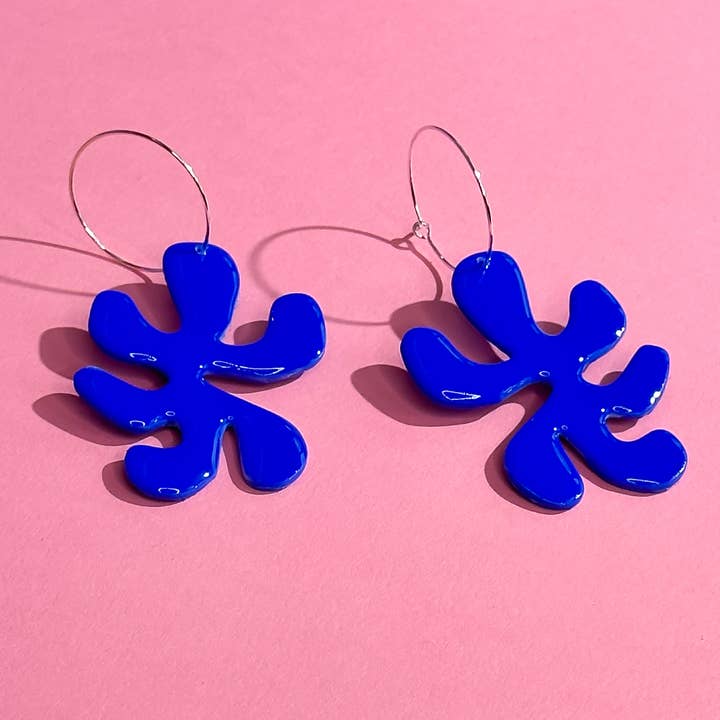 matisse earring - cobalt