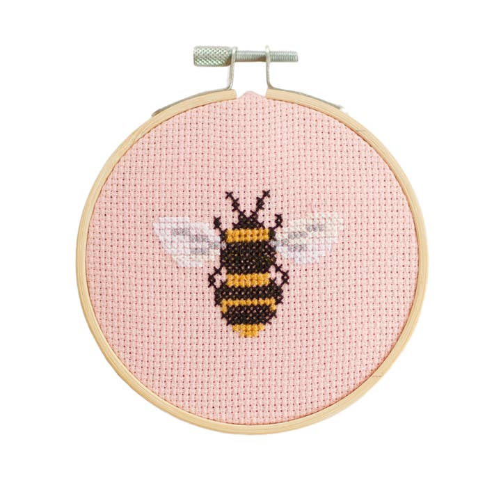 Bee Cross Stitch Kit