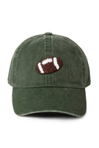 GAME DAY Chenille Football Patch Washed baseball cap