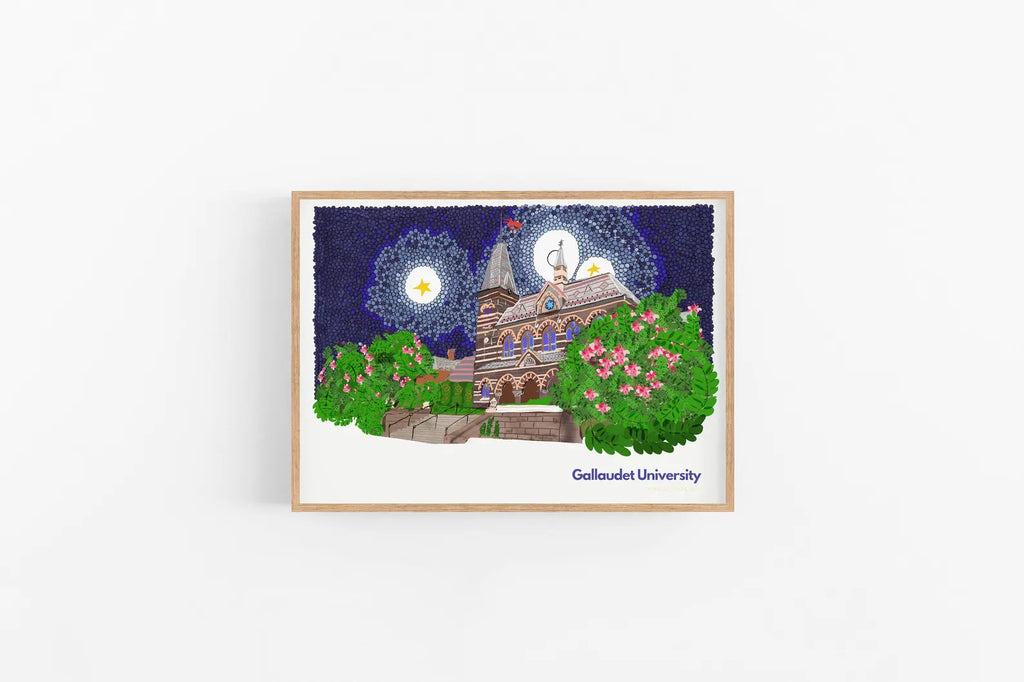 Gallaudet University Art Print
