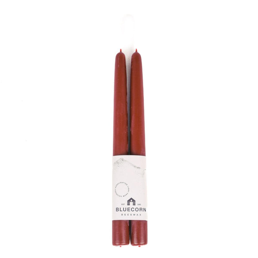 Hand-Dipped Beeswax Taper Candles - 1 Pair