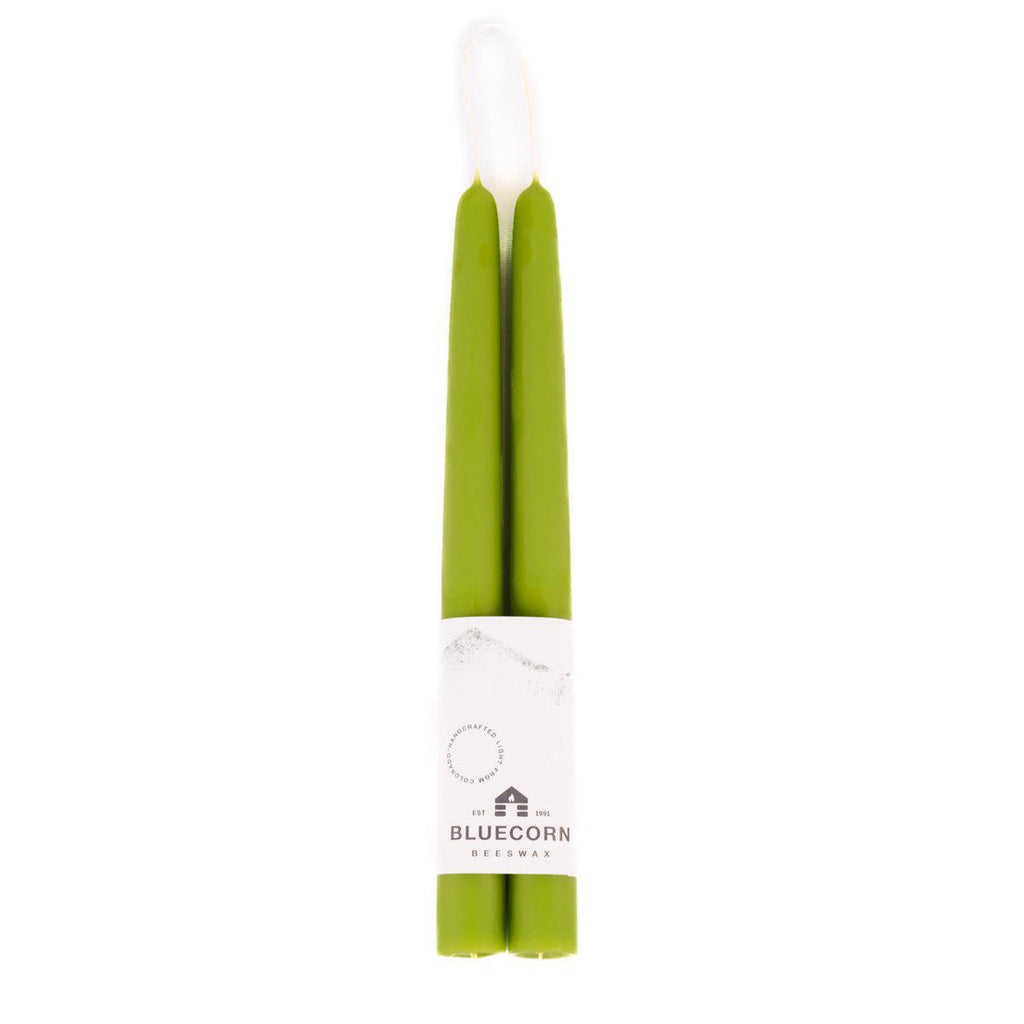 Hand-Dipped Beeswax Taper Candles - 1 Pair