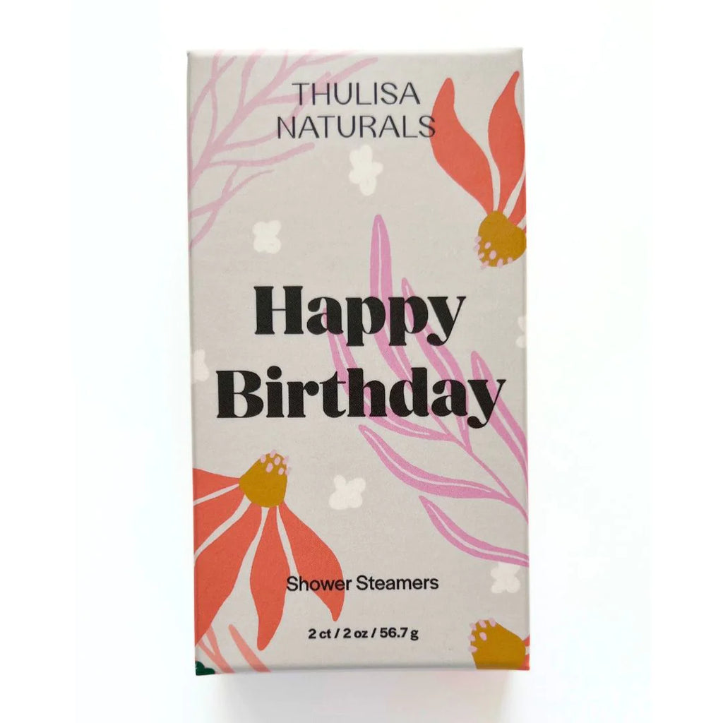 Happy Birthday Lavender Geranium Duo Shower Steamers