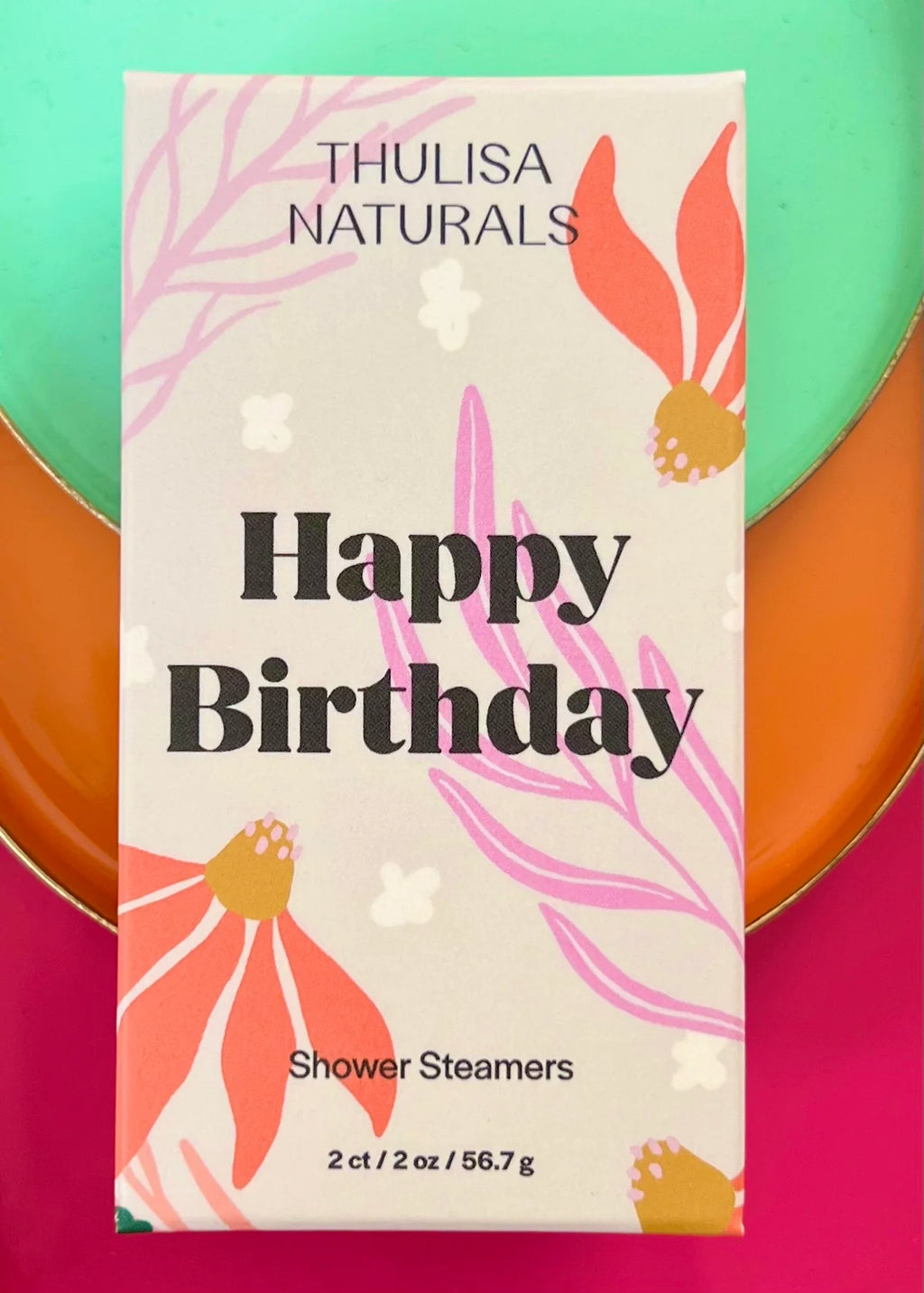 Happy Birthday Lavender Geranium Duo Shower Steamers