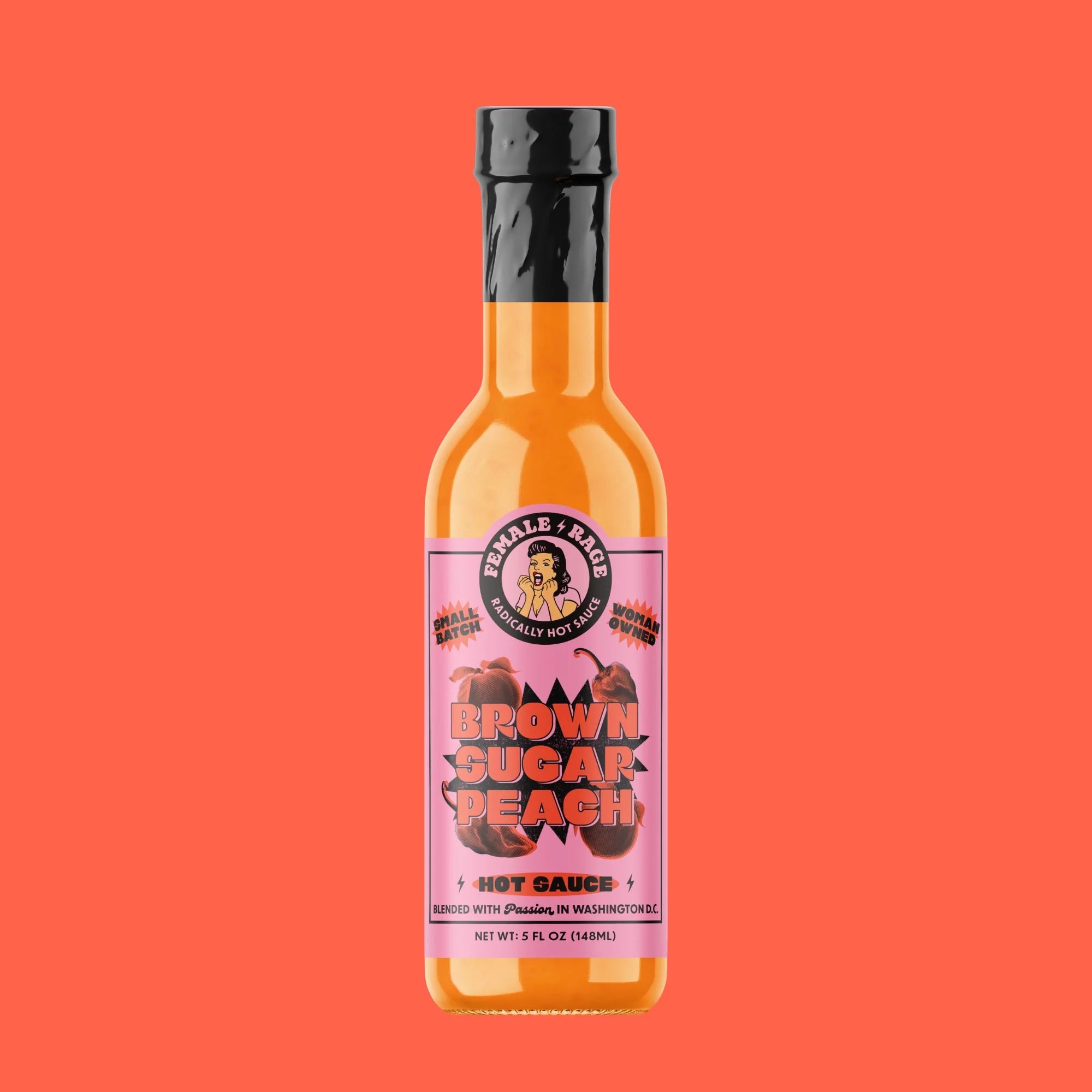 Female Rage Hot Sauce- Brown Sugar Peach Habanero