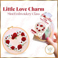 Red Little Love Charm Mini Embroidery Kit