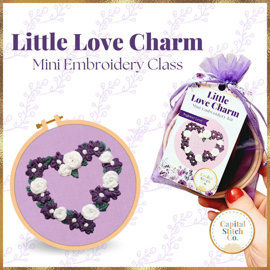 Little Love Charm Embroidery Kit