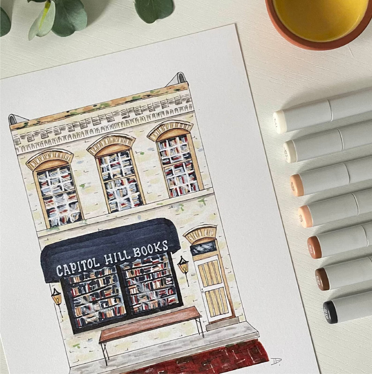 Capitol Hill Books 8x10 Print