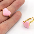 Pink Heart Ring