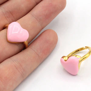 Pink Heart Ring