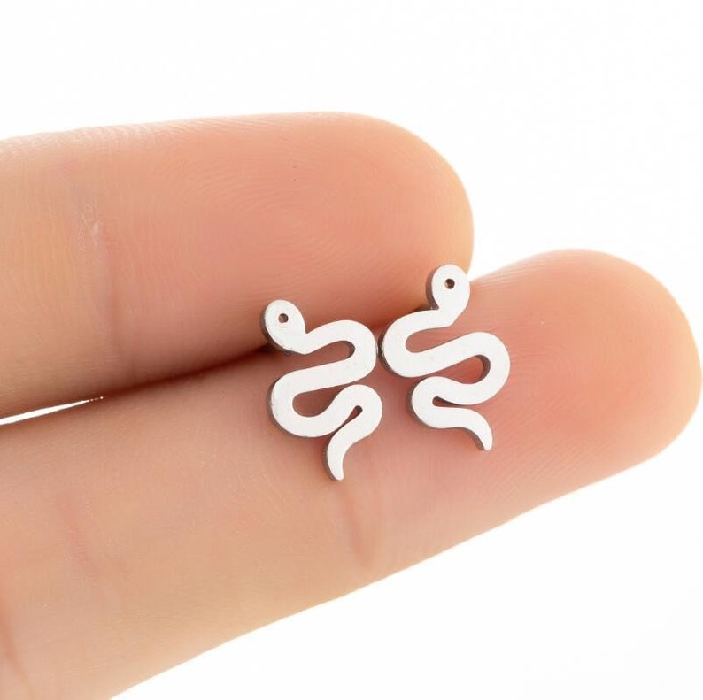 Snake Stud Earrings