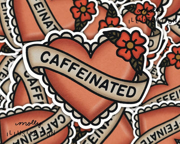 Caffeinated Sticker