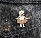 Bagel Baby Pin
