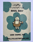 Bagel Baby Pin