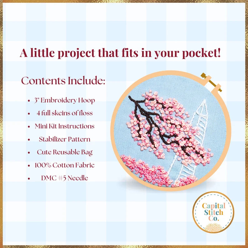 District Spring Mini Embroidery Kit