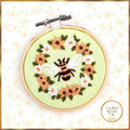 Intro to Embroidery: Honey Bee 6/12