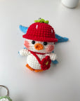 Crochet Cute Duck Keychain