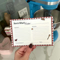 Recipe Card Set