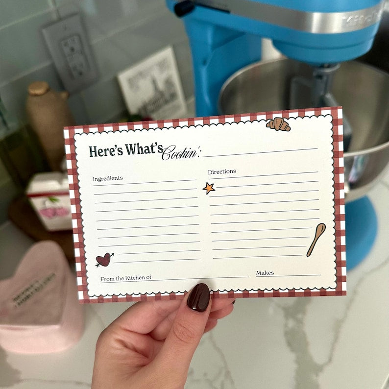 Recipe Card Set