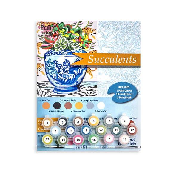 Succulents Paint by Number