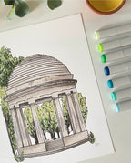 World War I Memorial | Recycled Cardstock Print