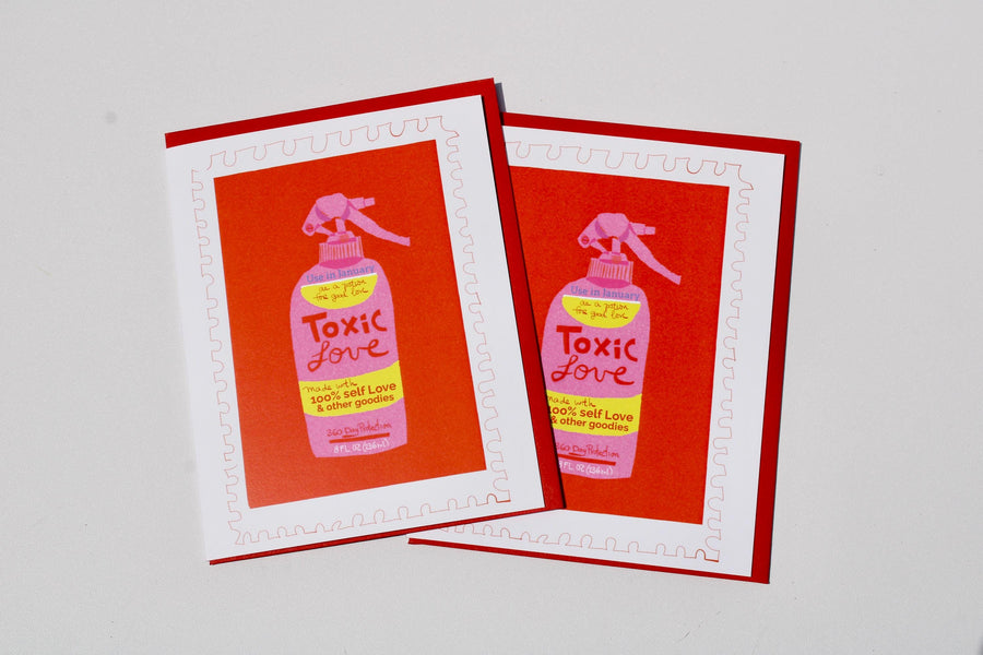 Toxic Love Repellent Greeting Card