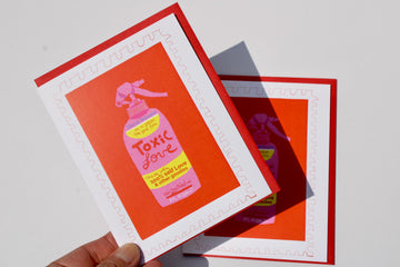 Toxic Love Repellent Greeting Card