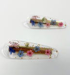 Mix #2 Color Pressed Flower Hairclip