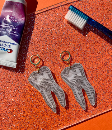 Mini Teeth Earrings
