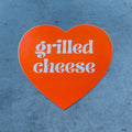 Grilled Cheese Heart Sticker