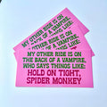 Other ride Vampire Bumper Sticker