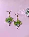 Disco Ball Planters Earrings