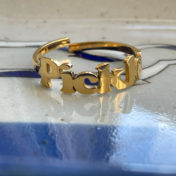 Pickles Adjustable Ring