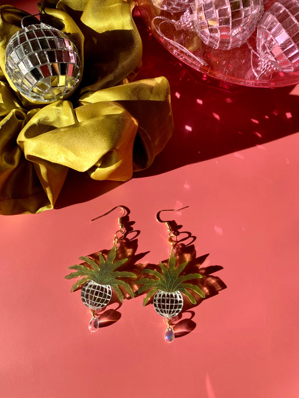 Disco Ball Planters Earrings
