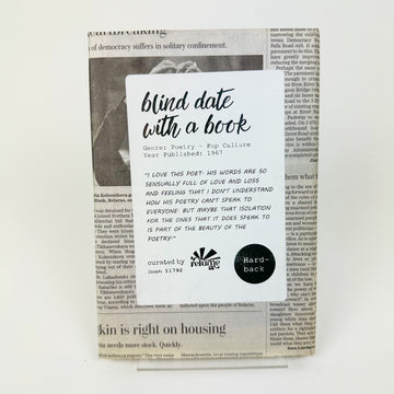 Blind Date with a Book - Poetry Pop Culture - Hardback
