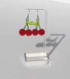 Food & Drink Hook - beaded cherries
