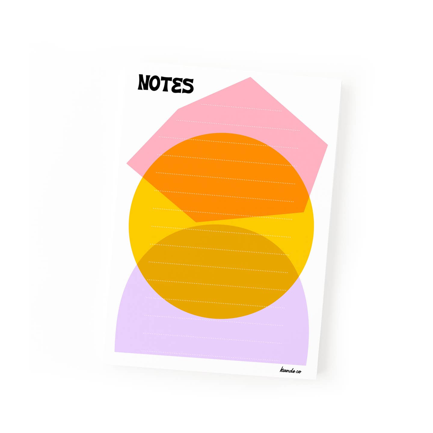Fun with Shapes Notepad