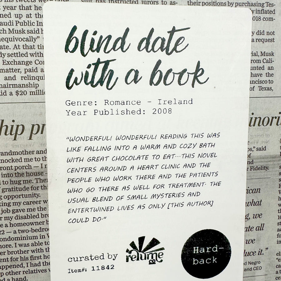 Blind Date with a Book - Romance - Ireland - Hardback