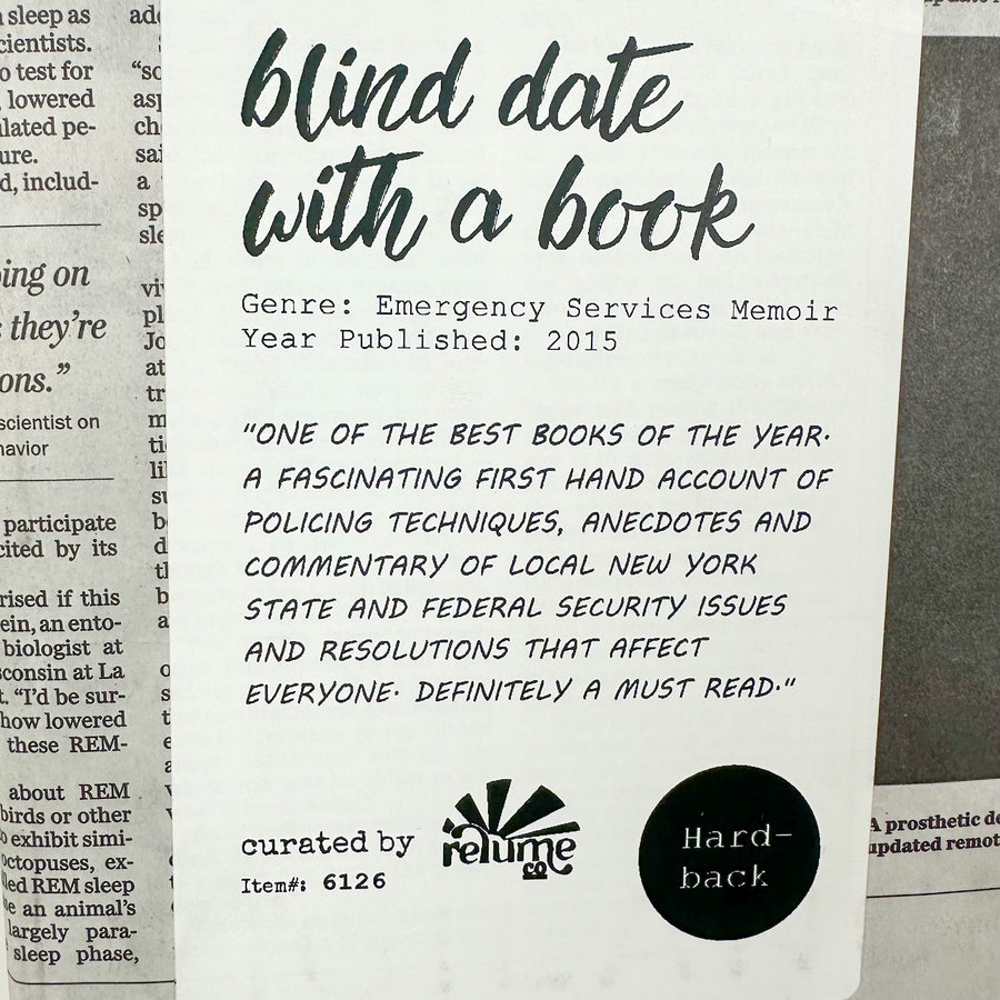 Blind Date with a Book - Emergency Services Memoir - Hardback