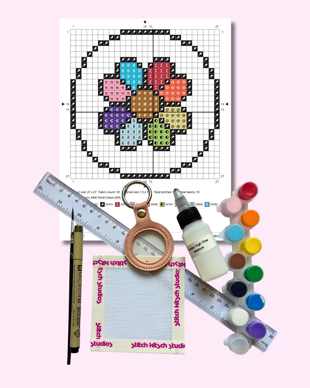 Pride Flower Bag Charm