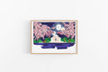 Jefferson Memorial Cherry Blossoms Art Print