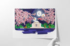 Jefferson Memorial Cherry Blossoms Art Print