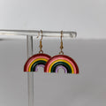 Large Rainbow Earrings