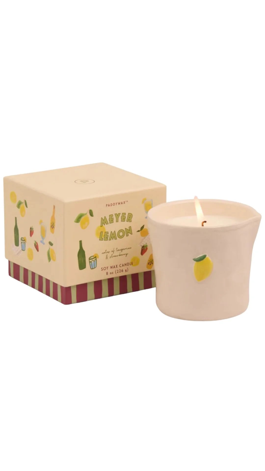 Bistro 8 oz Ceramic Candle