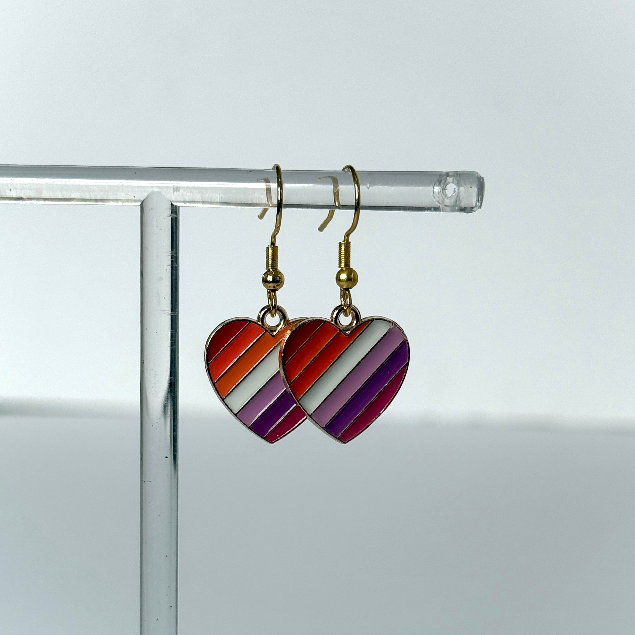 Heart Flag Pride Earrings
