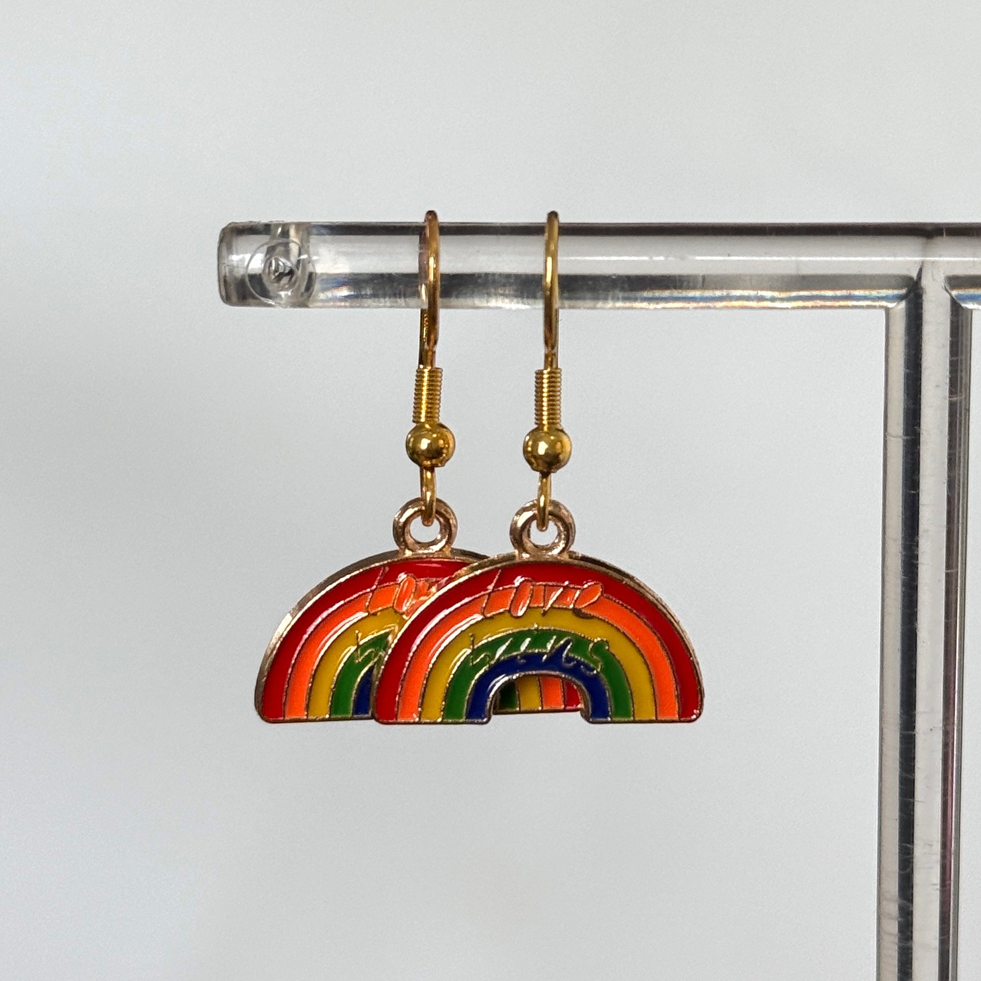 Love Wins Rainbow Pride Earrings